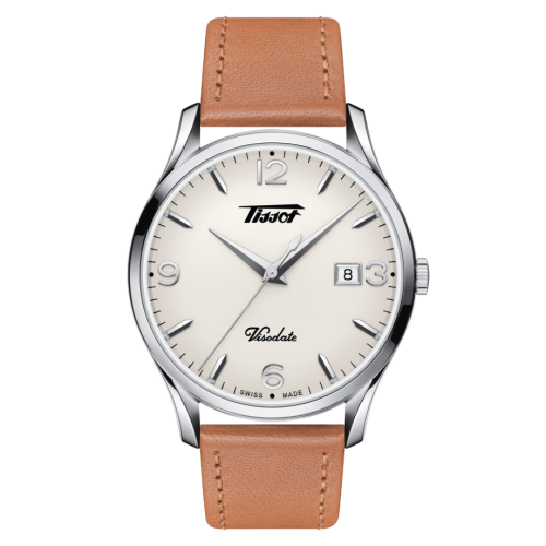 Tissot Visodate Quartz 40 Stainless Steel / Silver / Strap
